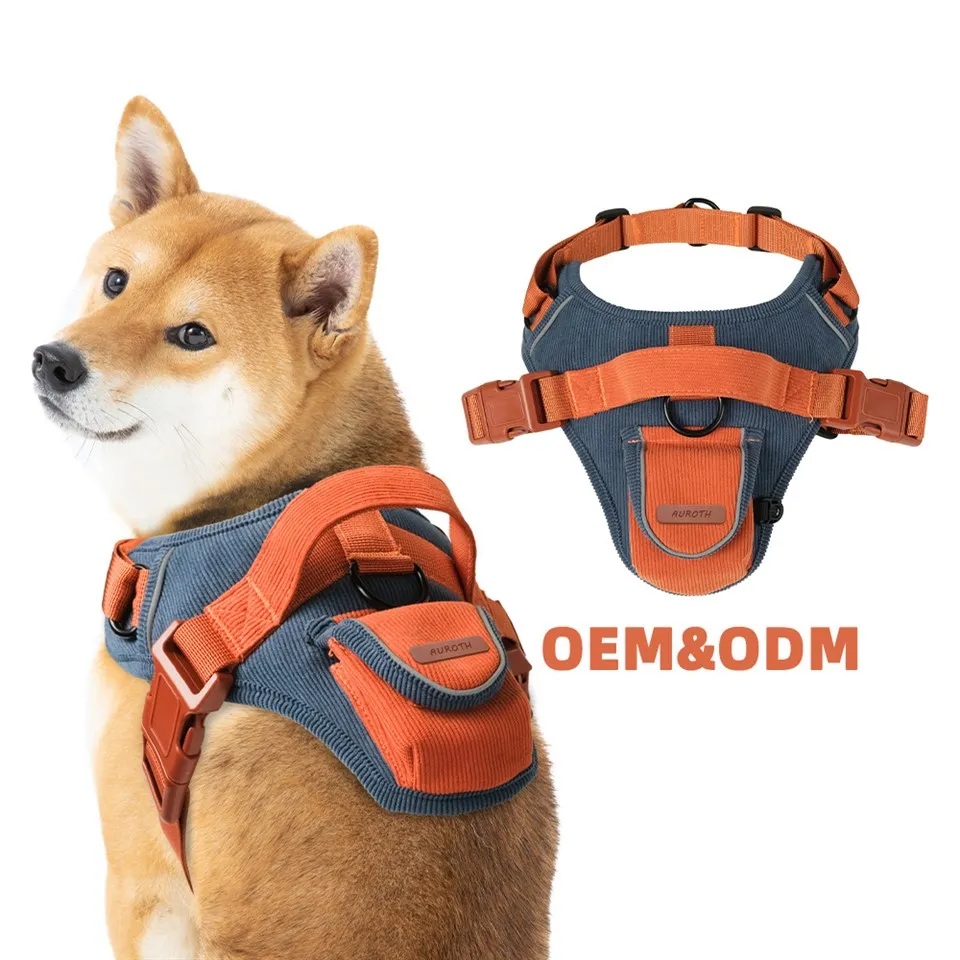 Oprsnica za pse iz korduroja